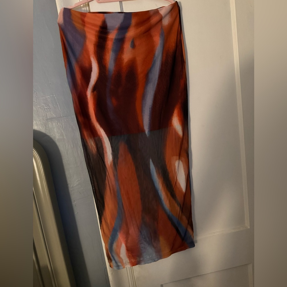 NWT Tie Dye Tube Top & Pencil Skirt - Picture 4 of 5